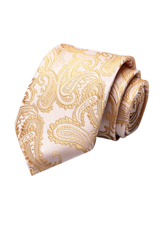 Polyester Necktie gold - Image 1