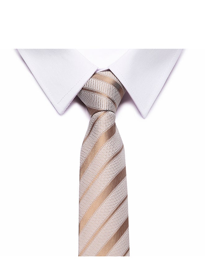 Polyester Necktie khaki - Image 2