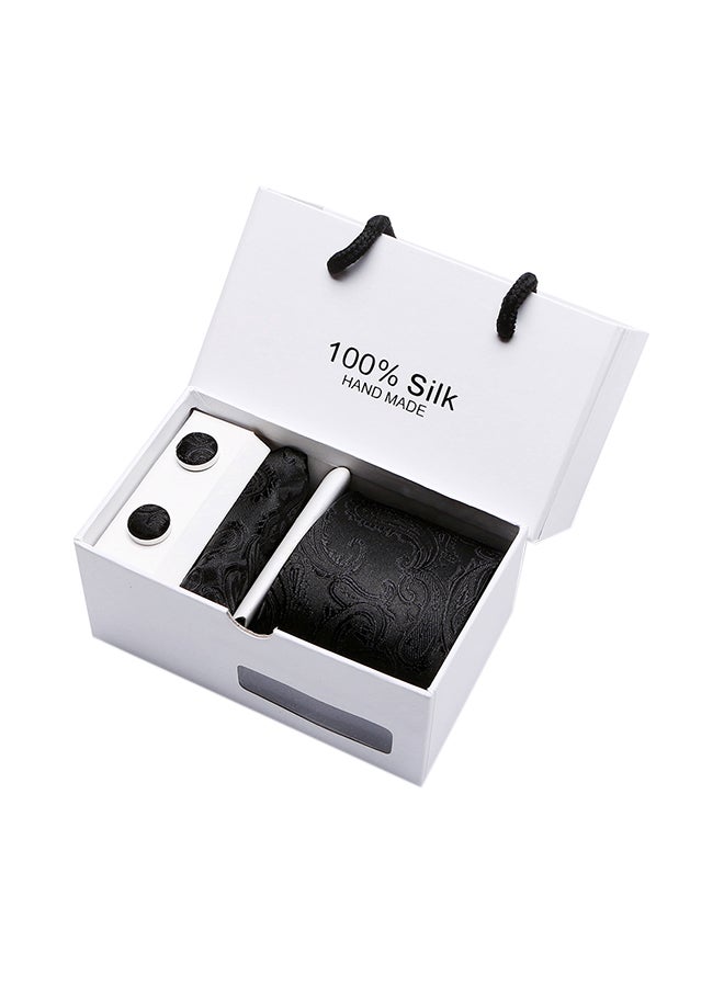 Polyester Necktie Set Raven Black - Image 2