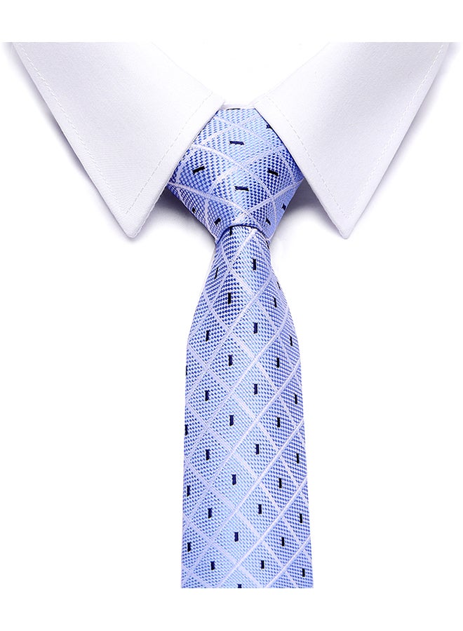 Polyester Necktie light blue - Image 2