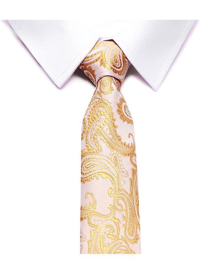Polyester Necktie gold - Image 2