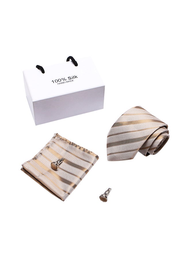 Polyester Necktie Set khaki - Image 1