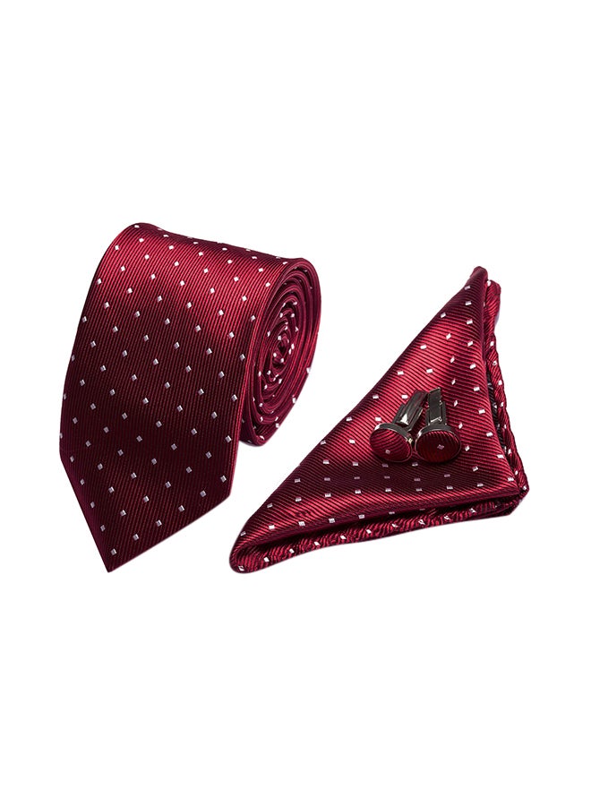 Polyester Necktie Set Blue/Green - Image 1