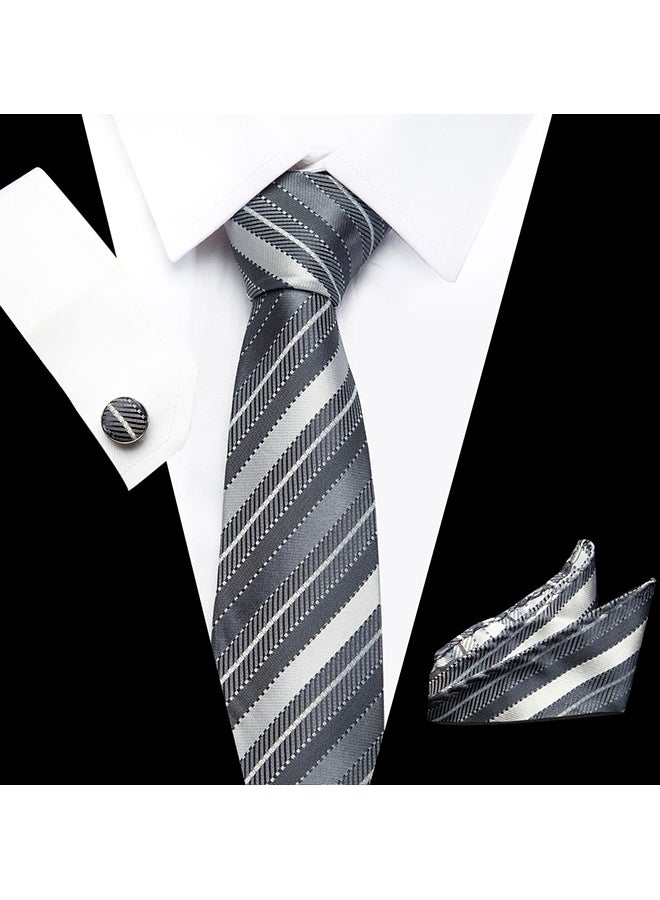 Polyester Necktie grey - Image 3