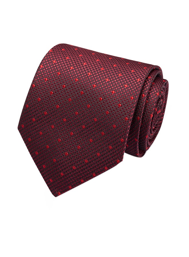 Polyester Necktie Burgundy - Image 1