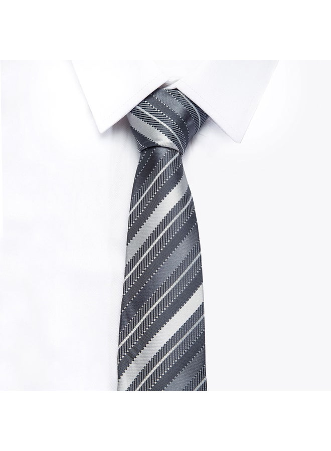 Polyester Necktie grey - Image 2