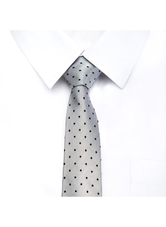 Polyester Necktie grey - Image 2