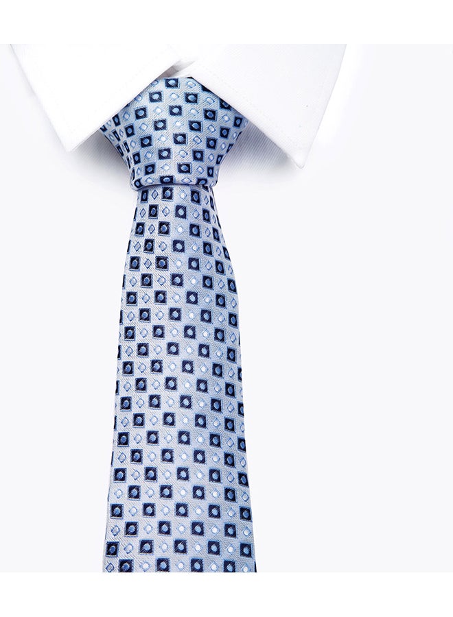 Polyester Necktie light blue - Image 2