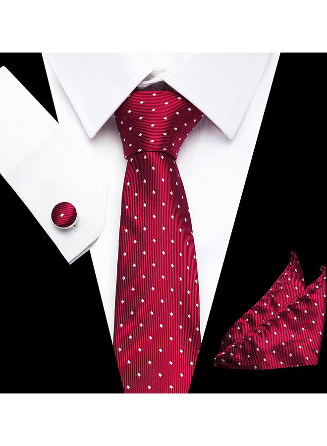 Polyester Necktie Set Blue/Green - Image 3