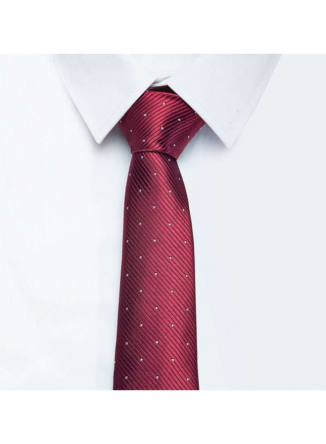 Polyester Necktie red - Image 2