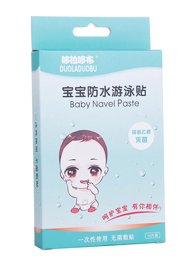 Bluelans 10-Pieces Baby Disposable Swimming Waterproof Breathable Navel Paste Sticker Set  - Image 4