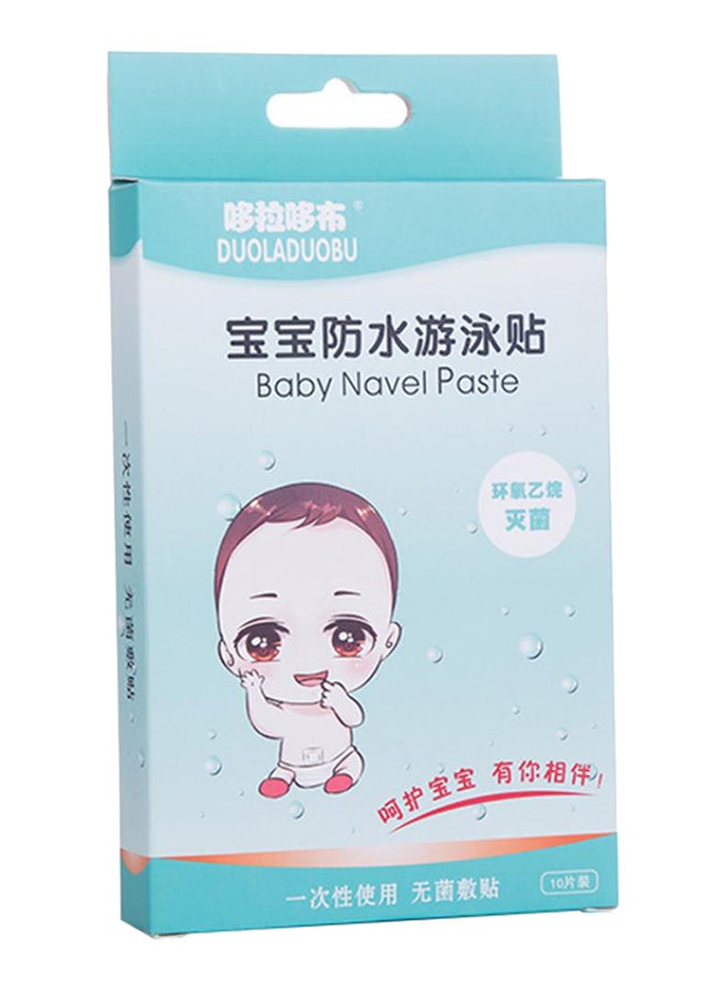 Bluelans 10-Pieces Baby Disposable Swimming Waterproof Breathable Navel Paste Sticker Set  - Image 5
