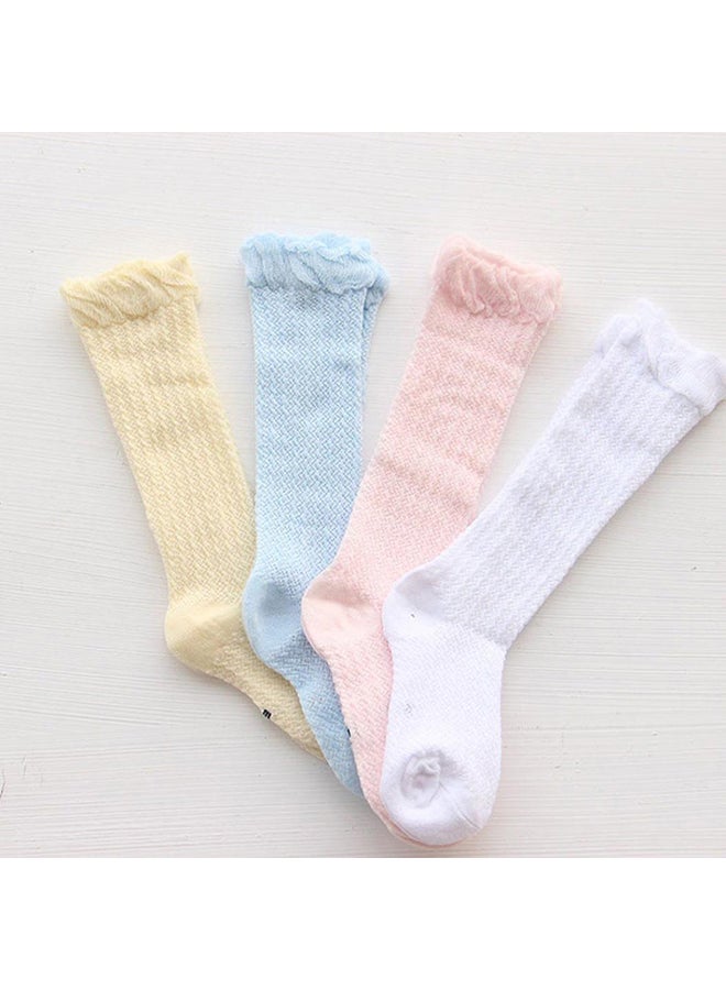 Bluelans Newborn Baby Girls Boys Cotton Knee High Socks Summer Anti-mosquito Stockings  - Image 1