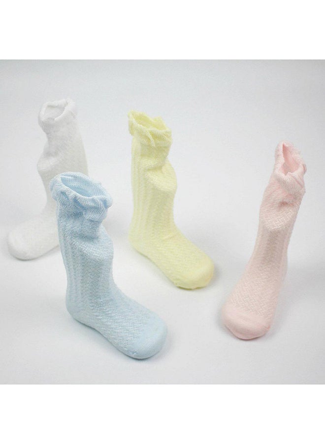 Bluelans Newborn Baby Girls Boys Cotton Knee High Socks Summer Anti-mosquito Stockings  - Image 2