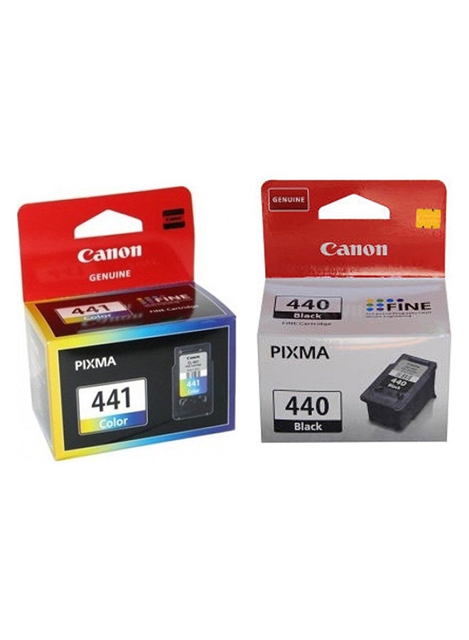 كانون طقم خراطيش حبر من قطعتين متعدد الألوان