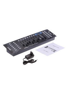 192 Channels DMX512 Controller Console For Stage Light Party DJ Disco Operator Equipment Black 1848grams