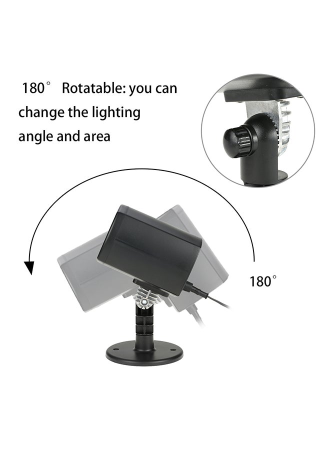 تومشاين مصباح كشاف بضوء LED للحديقة أسود  - Image 2