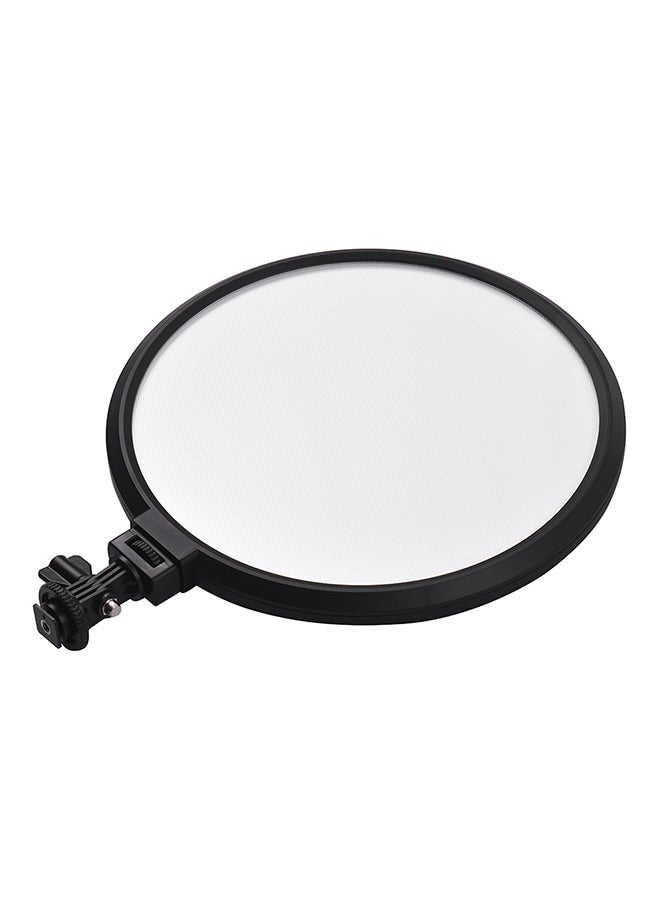 Professional Ultrathin Bi-Colour Dimmable Circular LED Video Light VL-500T Black