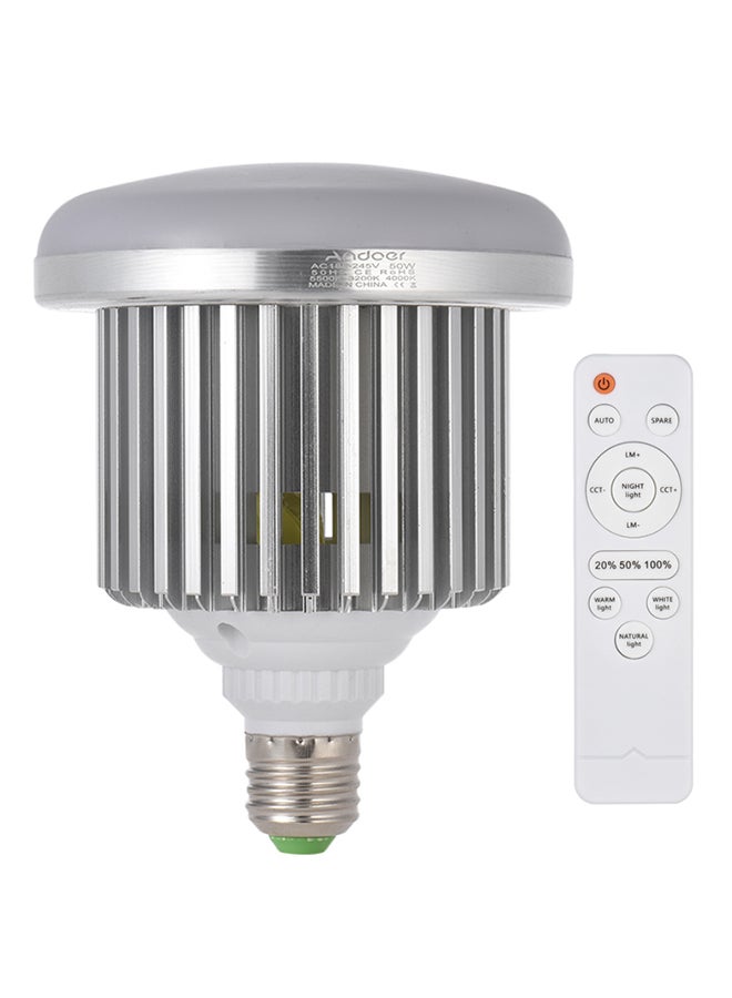 ANDOER LED Bulb Lamp With Remote Control Black  - Image 1