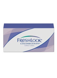 unisex Pack Of 2 Colorblends One Month Disposable Contact Lenses With Solution