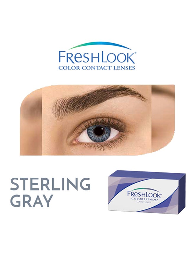 FRESHLOOK unisex Pack Of 2 Colorblends Contact Lenses With Solution - Image 3