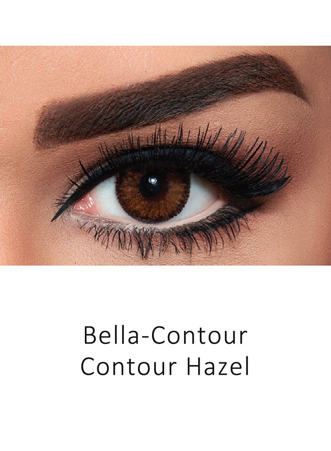 Bella unisex Contour Hazel Contact Lenses - Image 2
