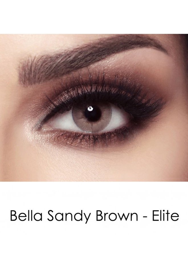 Bella - unisex Elite Sandy Brown Contact Lenses - Image 1