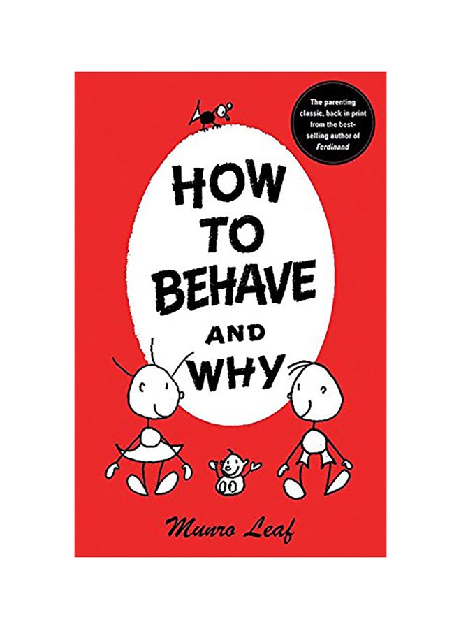 How To Behave And Why Hardcover English by Munro Leaf