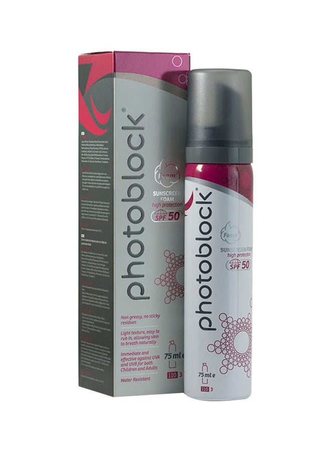 PHOTOBLOCK Sun Screen Foam With SPF 50 50ml 