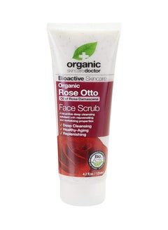 dr.organic Rose Otto Face Scrub 125ml 
