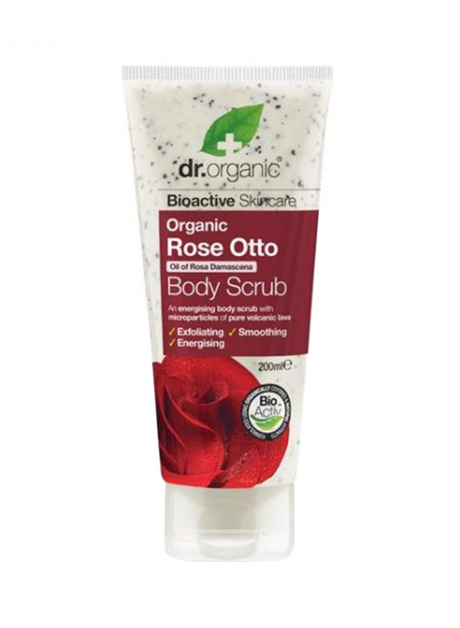 dr.organic Rose Otto Body Scrub 200ml