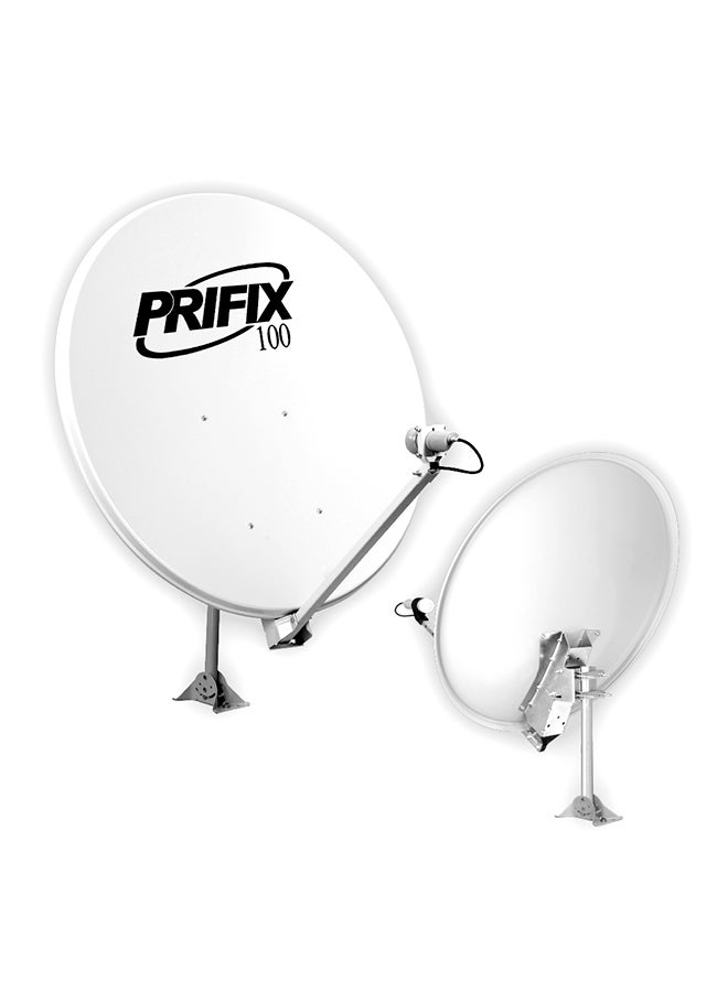 Prifix Offset Satellite Dish PRIFIX 100 CM White 