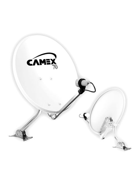 Offset Satellite Dish Camex 70 CM White