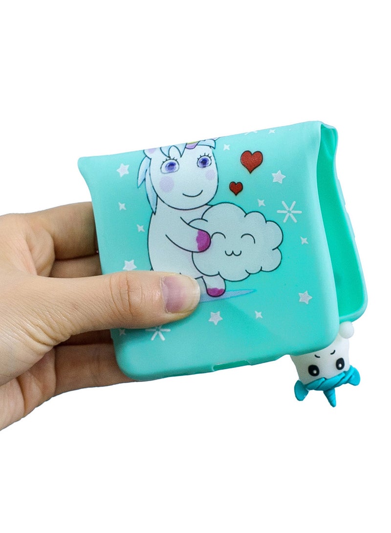 For Huawei P30 Soft TPU Phone Case Cover with 3D Climbing Doll Blue