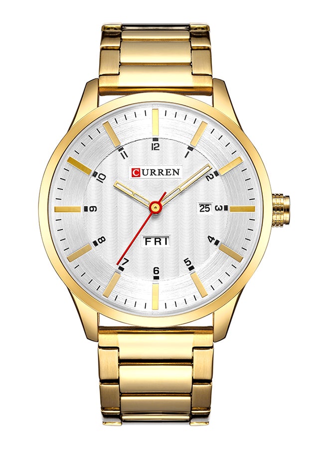 CURREN - men Stainless Steel Band Analog Wrist Watch - Image 1