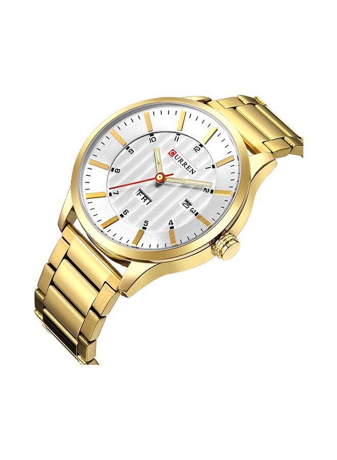 CURREN - men Stainless Steel Band Analog Wrist Watch - Image 1