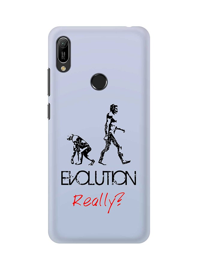 Stylizedd - Protective Case Cover For Huawei Y6 Prime 2019 Evolution, Really (Blue) - Image 1