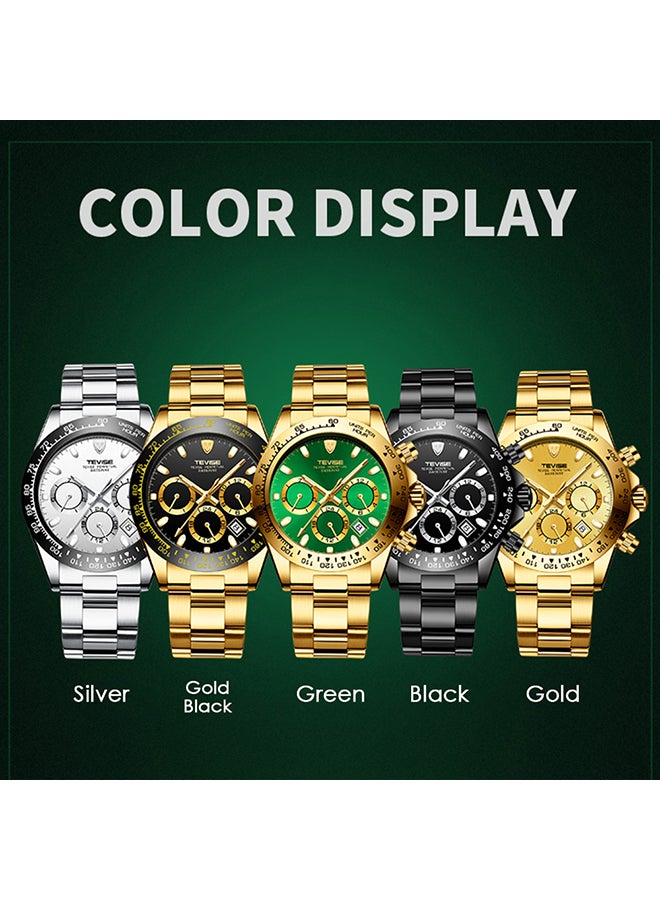 Tevise Men's Stainless Steel Band Chronograph Wrist Watch - Image 2