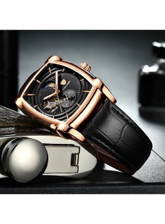 Tevise Men's Leather Band Chronograph Wrist Watch  - Image 5