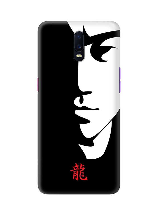 Stylizedd Protective Case Cover For Oppo R17 Tibute - Bruce Lee (Black) 