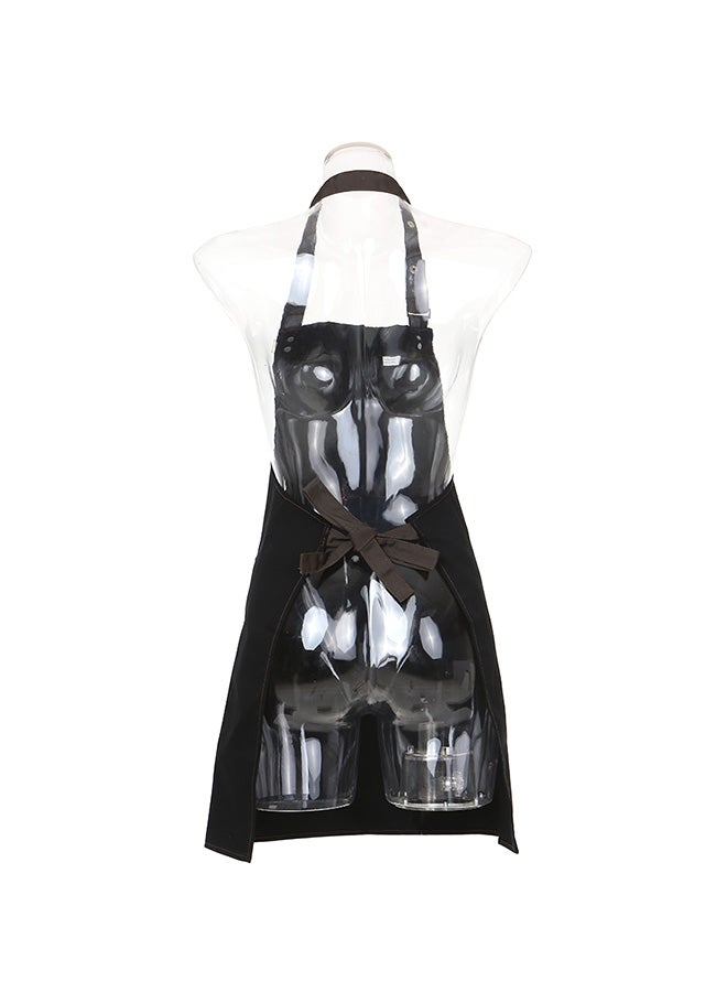 Generic Barber Hairdresser Apron Black  - Image 3