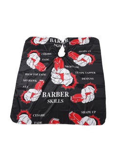 Generic Waterproof Hairdressing Gown Cape Black/Red/White  - Image 3