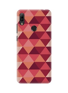 Protective Case Cover For Huawei Y6 Prime 2019 Topsy Turvy Triangles
