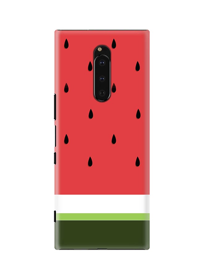 Stylizedd - Protective Case Cover For Sony Xperia 1 Minimal Watermelon - Image 1