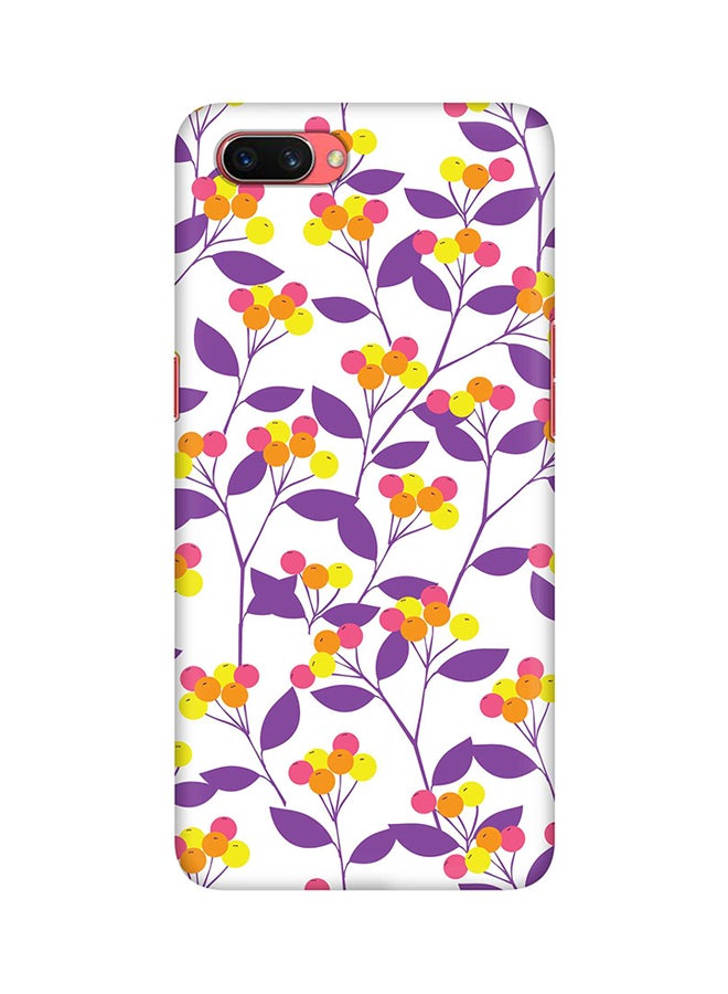 Stylizedd Protective Case Cover For Oppo A3s Purple Spring