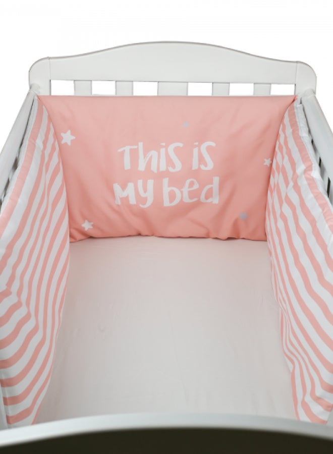 This Is My Bed Printed Crib Bumper
