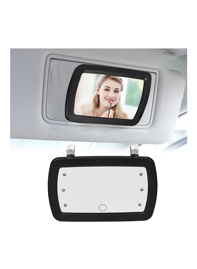 Generic Car Sun Visor Mirror with Six LED Lights  - Image 2