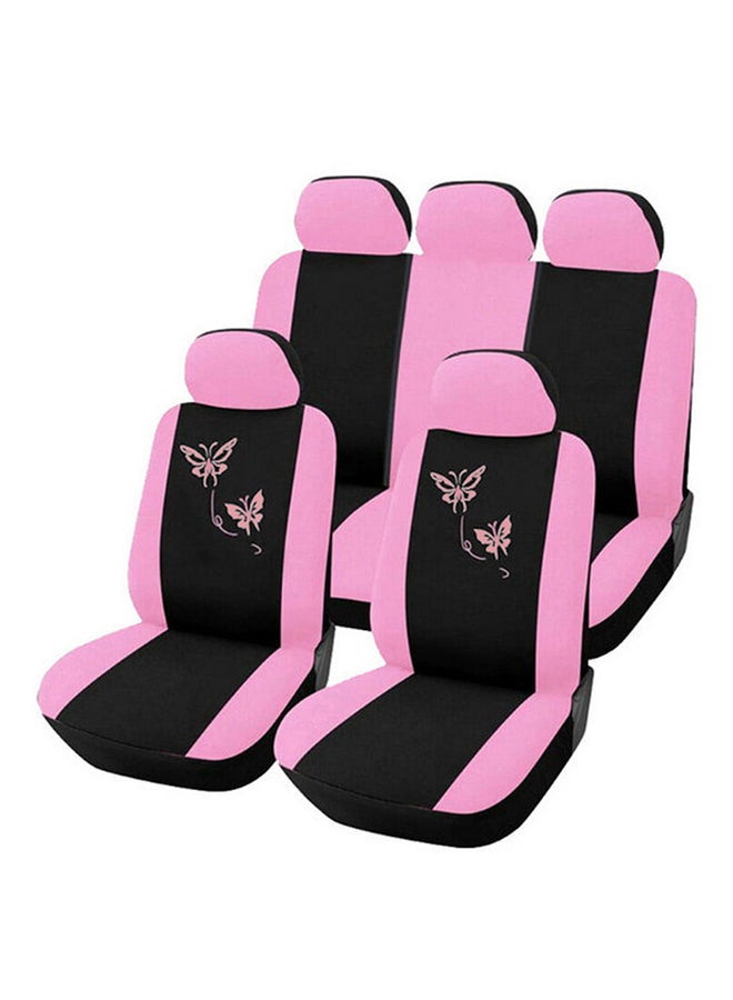 9-Piece Universal Luxury PU Leather Car Seat Covers