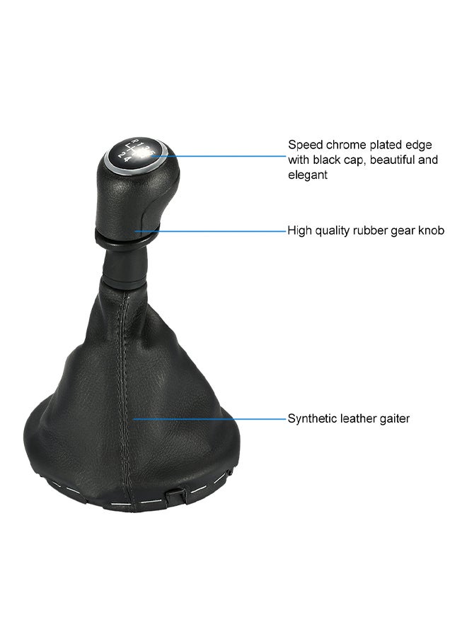 Generic 5 Speed Gear Shift Knob Gearstick Replacement Kit - Image 2