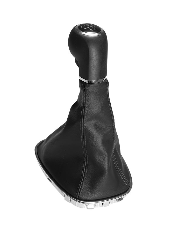 Generic 5 Speed Gear Shift Knob Manual Shifter Gaitor Boot Cover - Image 1